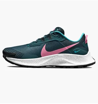 Женские кроссовки Nike Pegasus Trail 3 Dark Teal Green Pink Glow фото 8