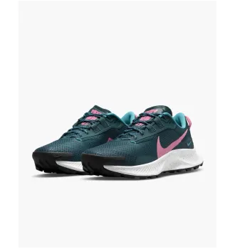 Женские кроссовки Nike Pegasus Trail 3 Dark Teal Green Pink Glow фото 4