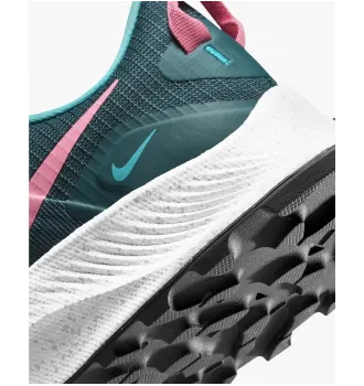 Женские кроссовки Nike Pegasus Trail 3 Dark Teal Green Pink Glow фото 2