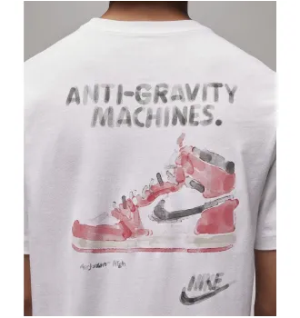 Футболка Air Jordan Brand Jfx Ss Crew2 Anti-Gravity Machines White фото 3