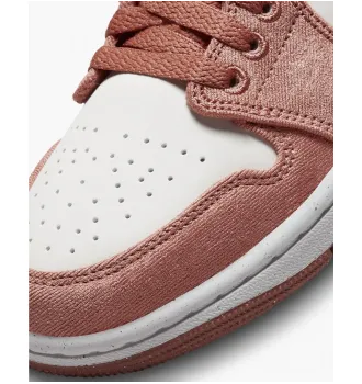 Кросівки Air Jordan 1 Low SE Canvas Sky J Orange фото 3