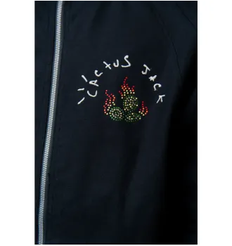 Куртка Air Jordan Travis Scott Woven Jacket Black фото 6