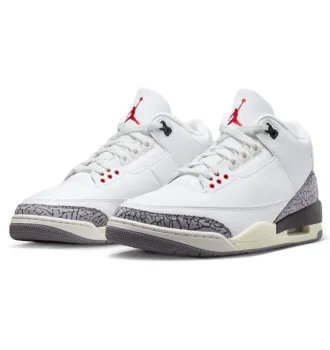 Кросівки чоловічі Air Jordan 3 Retro White Cement Reimagined фото 5