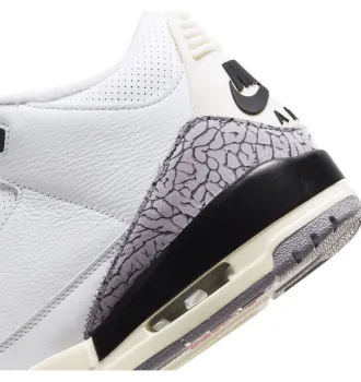 Кросівки чоловічі Air Jordan 3 Retro White Cement Reimagined фото 2