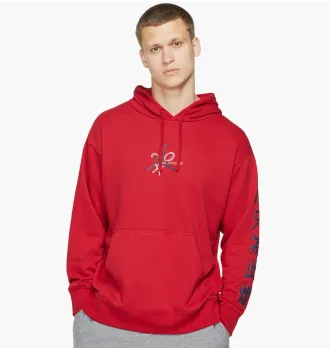 Худі чоловіча Air Jordan Legacy Fiba Lightweight Pullover Hoodie Red фото 6