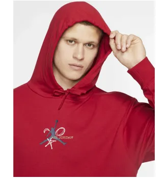 Худі чоловіча Air Jordan Legacy Fiba Lightweight Pullover Hoodie Red фото 4