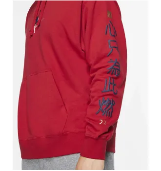 Худі чоловіча Air Jordan Legacy Fiba Lightweight Pullover Hoodie Red фото 3