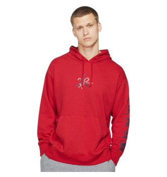 Худі чоловіча Air Jordan Legacy Fiba Lightweight Pullover Hoodie Red