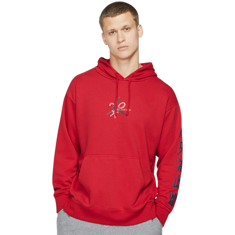 Худі чоловіча Air Jordan Legacy Fiba Lightweight Pullover Hoodie Red фото