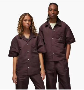Сорочка Air Jordan X A Ma Maniére MenS Warm-Up Shirt Bordo фото 5