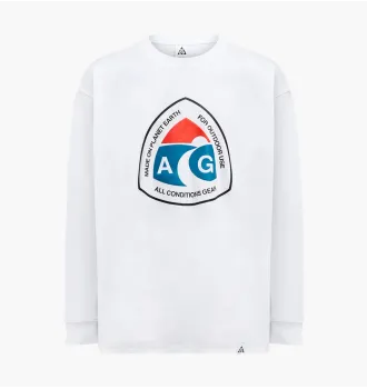 Лонгслів чоловіча Nike Nrg Acg Long Sleeve Outdoor T-Shirt White фото 7