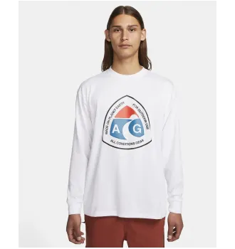 Лонгслів чоловіча Nike Nrg Acg Long Sleeve Outdoor T-Shirt White фото 6