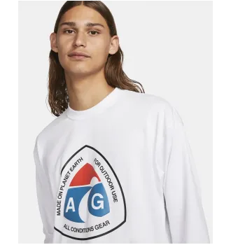 Лонгслів чоловіча Nike Nrg Acg Long Sleeve Outdoor T-Shirt White фото 5