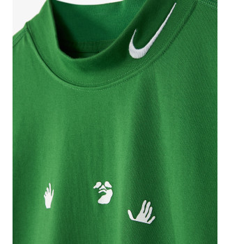 Футболка Nike x Off-White Short Sleeve Top Green фото 4
