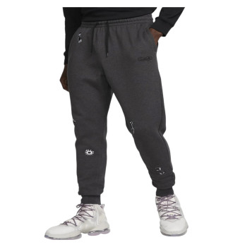 Брюки мужские Nike Lebron James Sweatpants Gray Chess Pattern