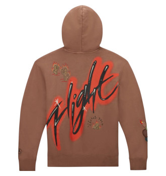 Худі Travis Scott x Air Jordan Flight Graphic Hoodie Archaeo Brown