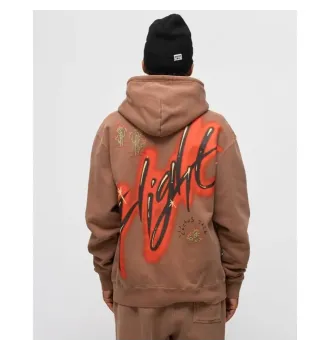 Худи Travis Scott x Air Jordan Flight Graphic Hoodie Archaeo Brown фото 5