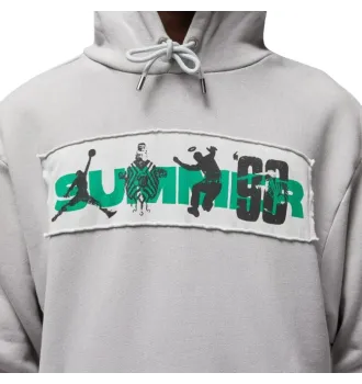 Худі чоловічий Air Jordan x UNION x Bephies Beauty Supply Fleece Hoodie Grey фото 3
