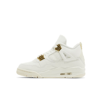 Женские кроссовки Air Jordan 4 Retro Metallic Gold фото 4