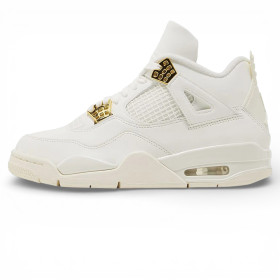 Кросівки жіночі Air Jordan 4 Retro Metallic Gold