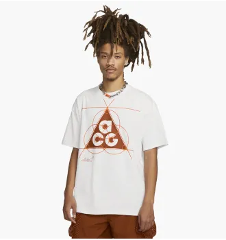 Футболка чоловіча Nike ACG NRG T-shirt White/Orange фото 5
