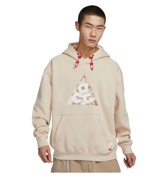 Худи мужская Nike Acg Lny Beige Big Logo