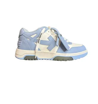 Кросівки Off-White Out Of Office Low-Top calf leather Sneakers Light blue White фото 4