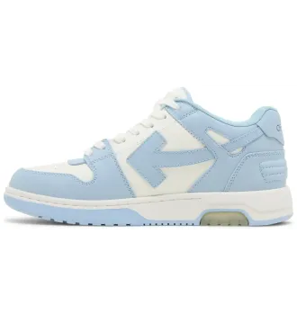 Кросівки Off-White Out Of Office Low-Top calf leather Sneakers Light blue White фото 5