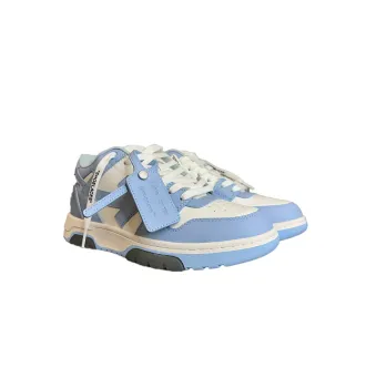 Кросівки Off-White Out Of Office Low-Top calf leather Sneakers Light blue White фото 3
