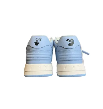 Кросівки Off-White Out Of Office Low-Top calf leather Sneakers Light blue White фото 2