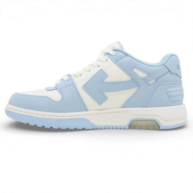 Кросівки Off-White Out Of Office Low-Top calf leather Sneakers Light blue White фото