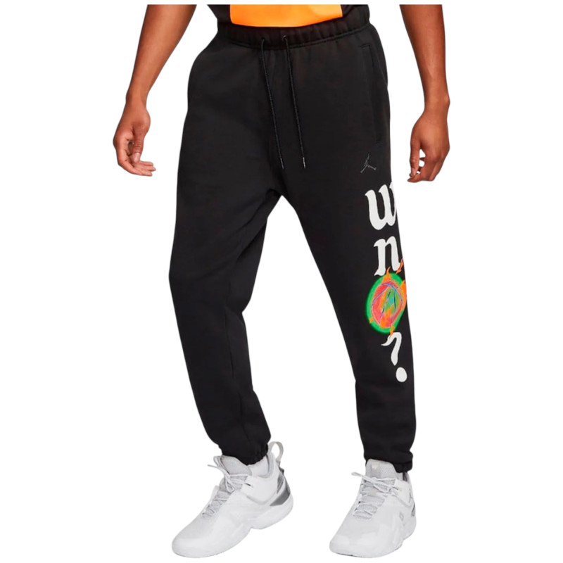 Брюки мужские Air Jordan Why Not? Fleece Pants Black фото