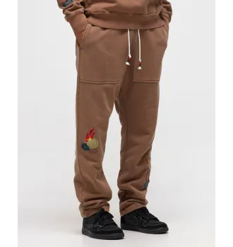 Брюки Travis Scott x Air Jordan Fleece Pant Archaeo Brown фото 2