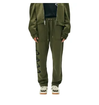 Брюки Air Jordan x Travis Scott Fleece Pants Army Green фото 4