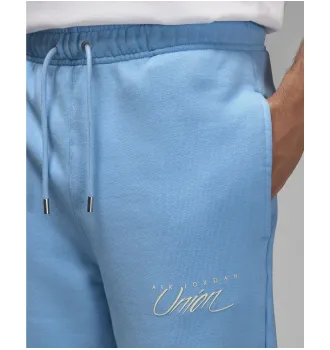 Брюки мужские Air Jordan x Union LA MJ Fleece Pants Cobalt Pulse фото 3