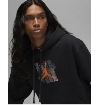 Худи Air Jordan x Undefeated Hoodie Black фото 3