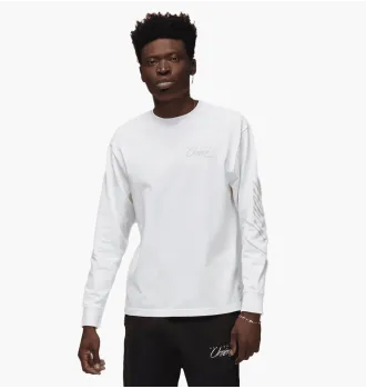 Лонгслив Air Jordan x Union Long-Sleeve T-Shirt White Grey Haze фото 6