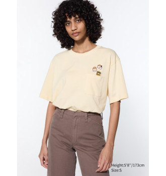 Футболка Uniqlo Final Fantasy UT short sleeve graphic t-shirt Yellow фото 2