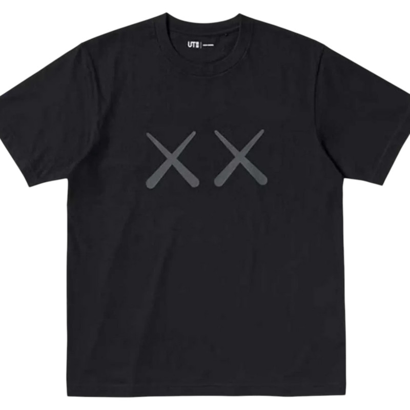 Футболка Uniqlo Kaws Warhol BlackWarhol (Uniqlo KAWS + Warhol UT Graphic T-Shirt