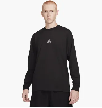 Лонгслів чоловічий Nike Acg Lungs Long-Sleeve T-Shirt Black фото 6