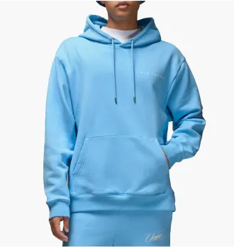 Худі чоловічий Air Jordan Fleece Hoodie X Union LA Light Blue фото 4