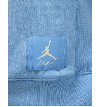 Худі чоловічий Air Jordan Fleece Hoodie X Union LA Light Blue фото 3