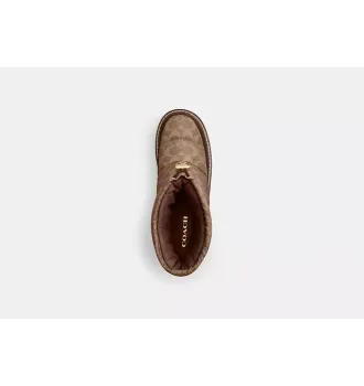 Уггі жіночі Coach Idella Bootie In Signature Nylon Dark Saddle фото 6
