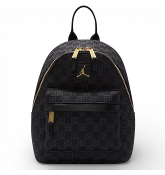 Рюкзак Nike Air Jordan Monogram Mini Backpack Black Gold