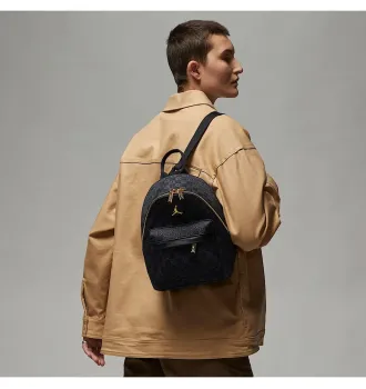 Рюкзак Nike Air Jordan Monogram Mini Backpack Black Gold фото 7