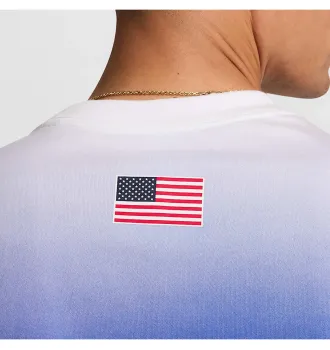 Футболка Nike SB Team USA Olympics L/S Federation Skate Tee White фото 3
