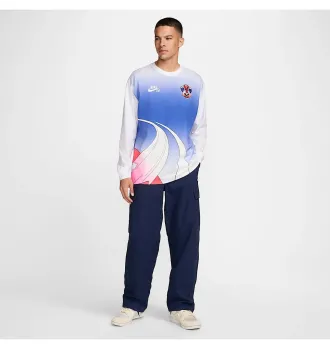 Футболка Nike SB Team USA Olympics L/S Federation Skate Tee White фото 6
