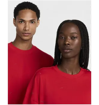 Футболка Jacquemus x Nike Logo T-Shirt Dark Red фото 5