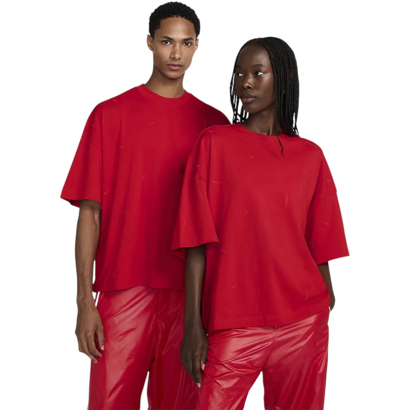 Футболка Jacquemus x Nike Logo T-Shirt Dark Red фото
