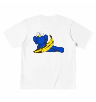 Футболка Uniqlo Kaws Warhol White Blue Kaws Banana (Uniqlo KAWS + Warhol UT Graphic T-Shirt Banana) фото 2